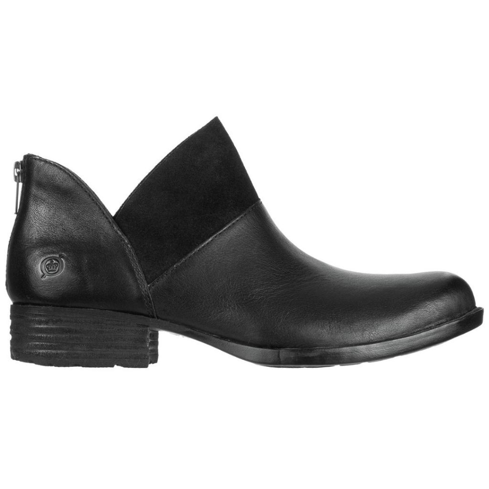 Born Karava Leather & Suede Ankle Boot Size 8